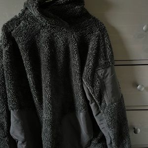 Black Nike Fuzzy Sweater